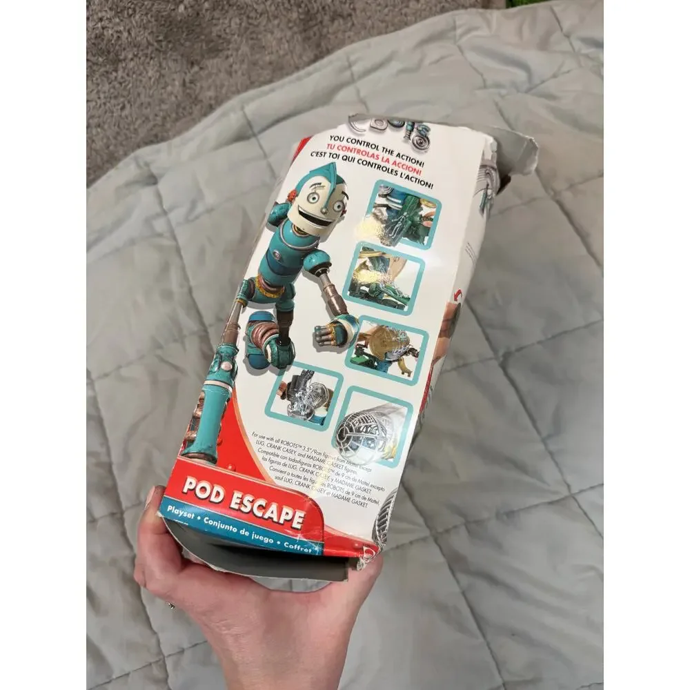 Robots Pod Escape Playset Mattel Movie Toy + 3 Action Figures